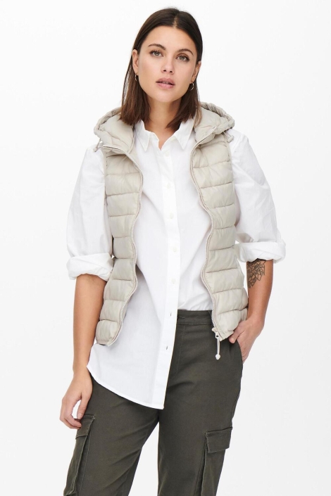 Only onlnewtahoe hood waistcoat otw noos